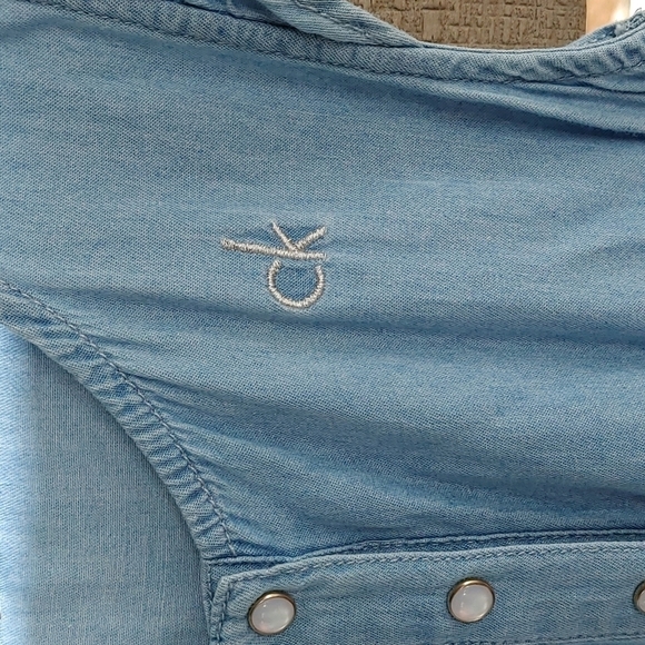 Calvin Klein jeans Kids girls dress‎ size 8 blue - Picture 5 of 9